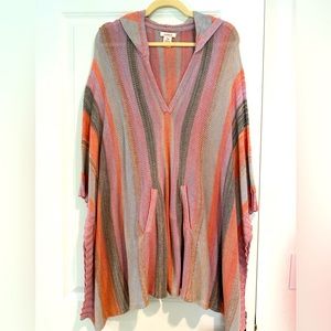Sundance hooded poncho S/M